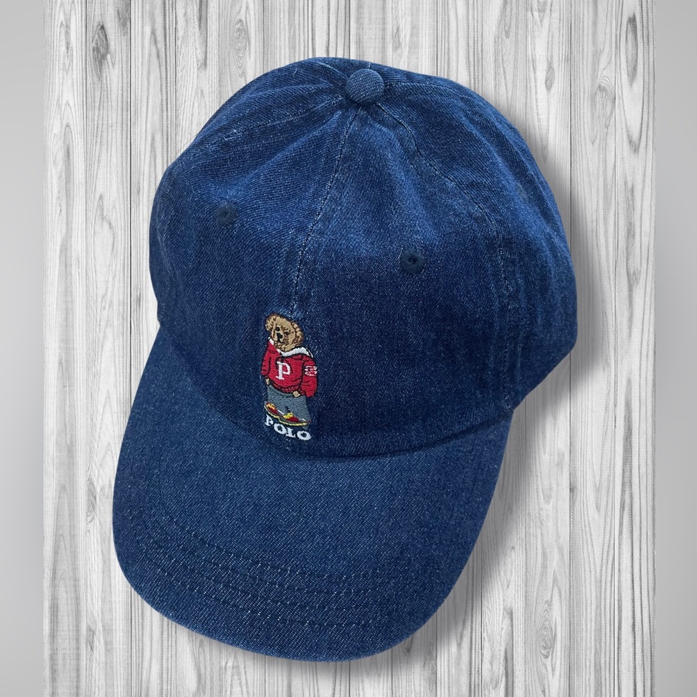 Polo by Ralph Lauren Blue Denim Hat Classic Design
